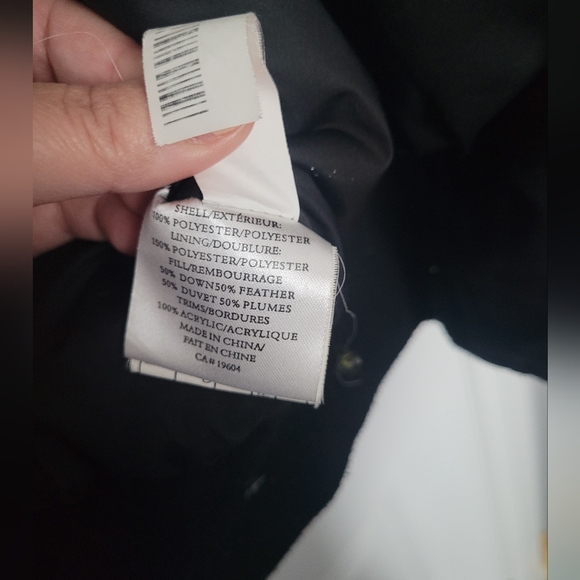 Urban Behaviour Winter Bomber Puffer Black Jacket S: Medium - Picture 6 of 10